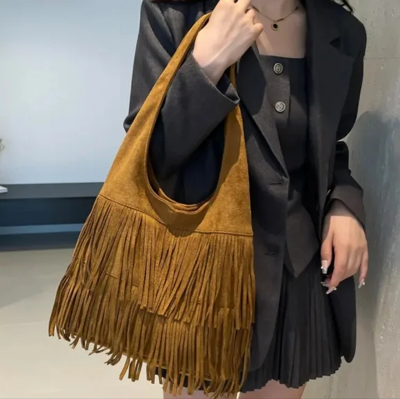 Suede Fring Bag - Picture 3 of 4